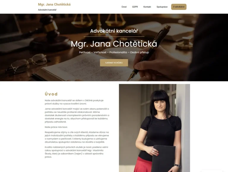 Mgr. Jana Chotětická  akchoteticka.cz