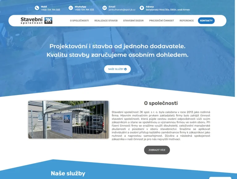 Stavební společnost JK s r.o.     spol-jk.cz